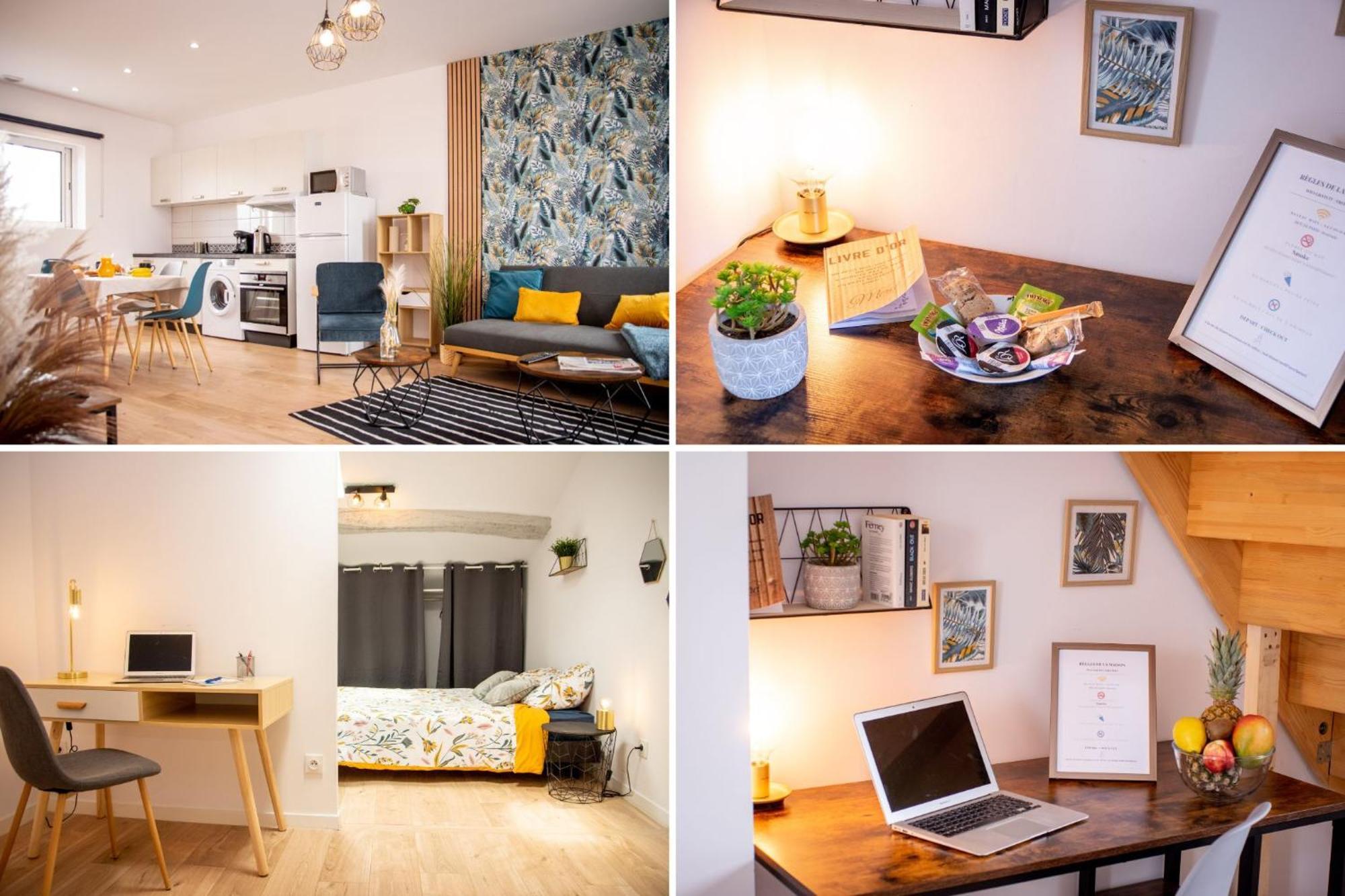 Duplex Cocoon - 10 Min De Blaye - 20 Min Cnpe - Wifi - Tv Hd Apartment Saint-Seurin-de-Cursac Luaran gambar