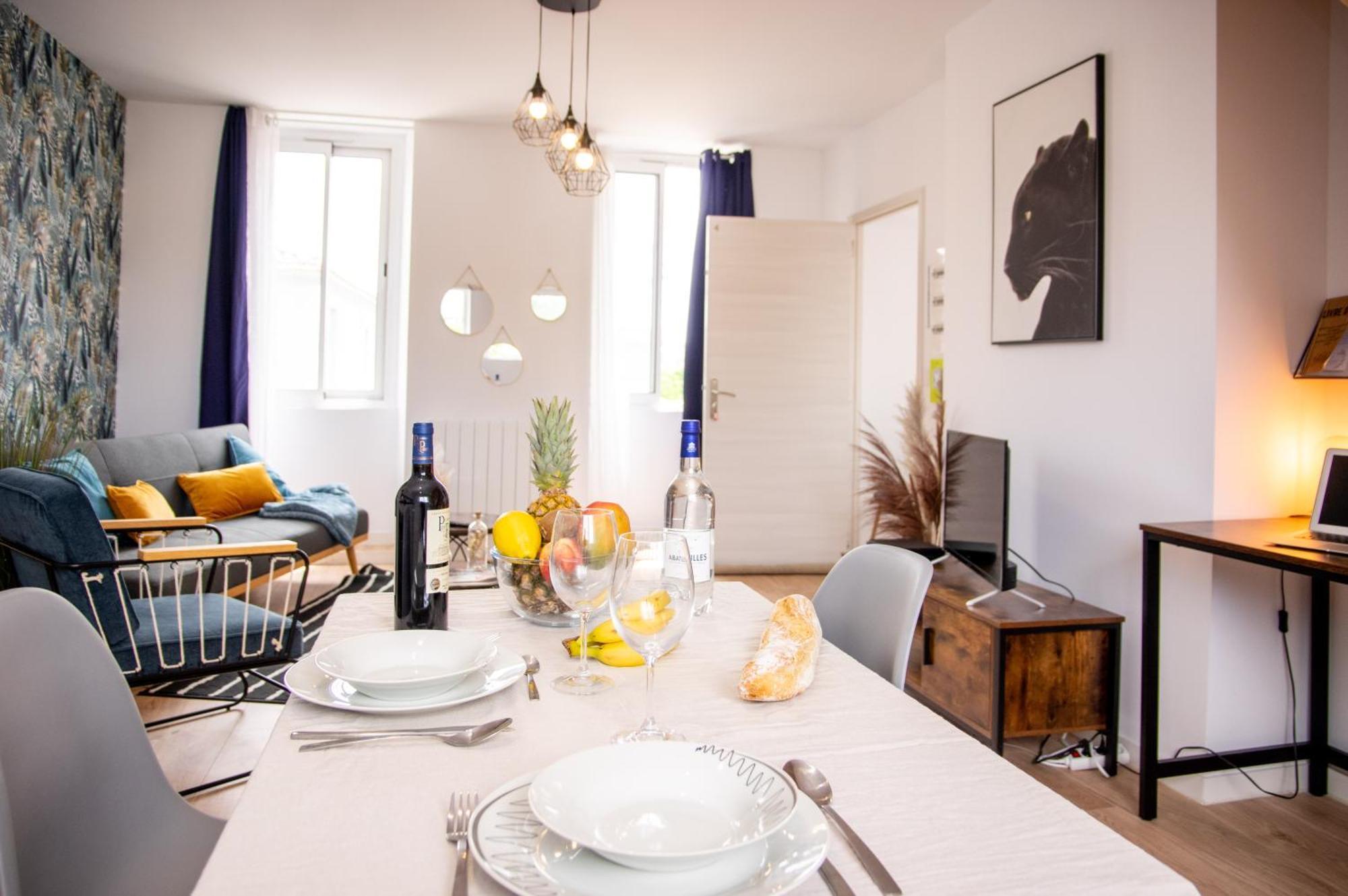 Duplex Cocoon - 10 Min De Blaye - 20 Min Cnpe - Wifi - Tv Hd Apartment Saint-Seurin-de-Cursac Luaran gambar